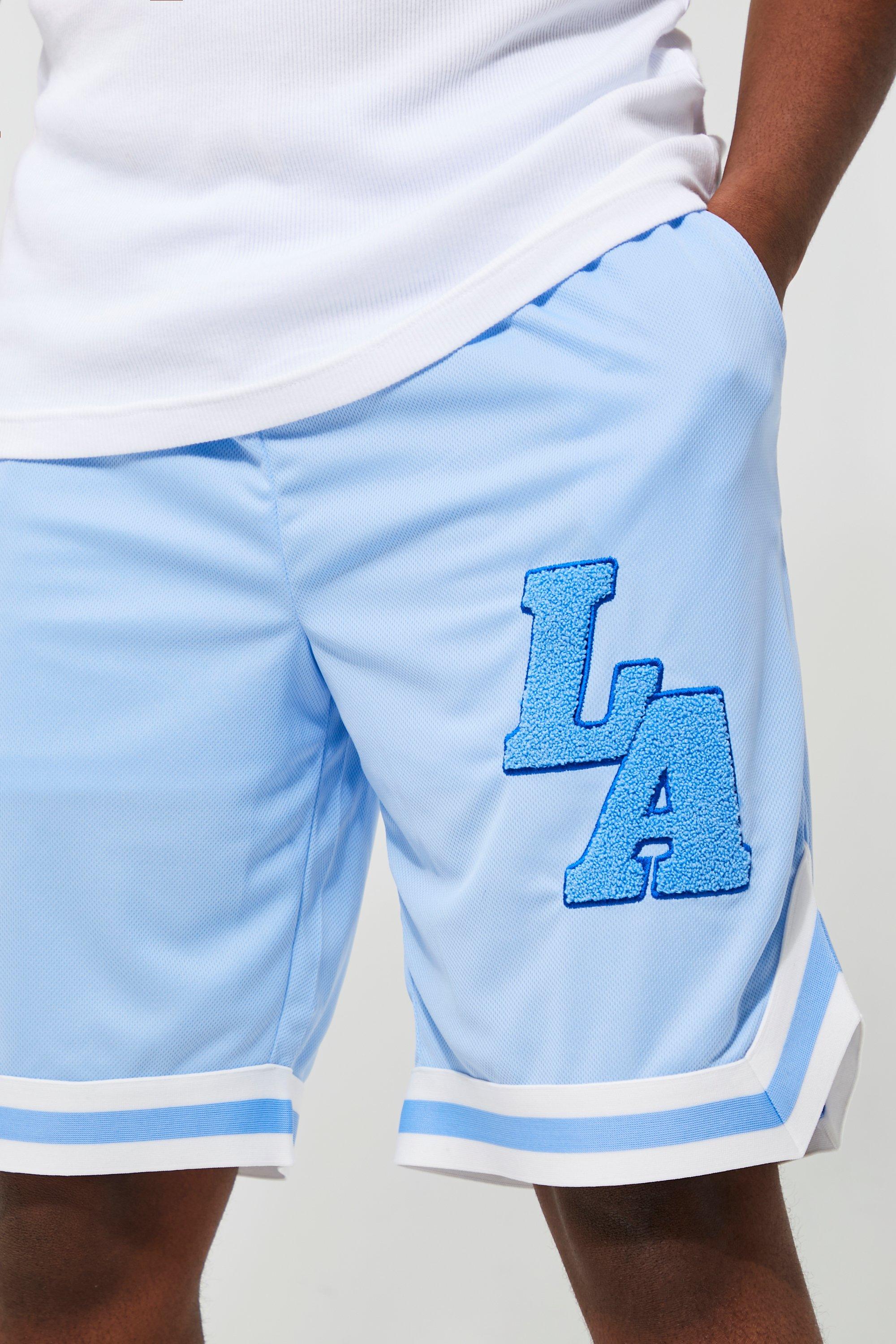 Light blue sale basketball shorts